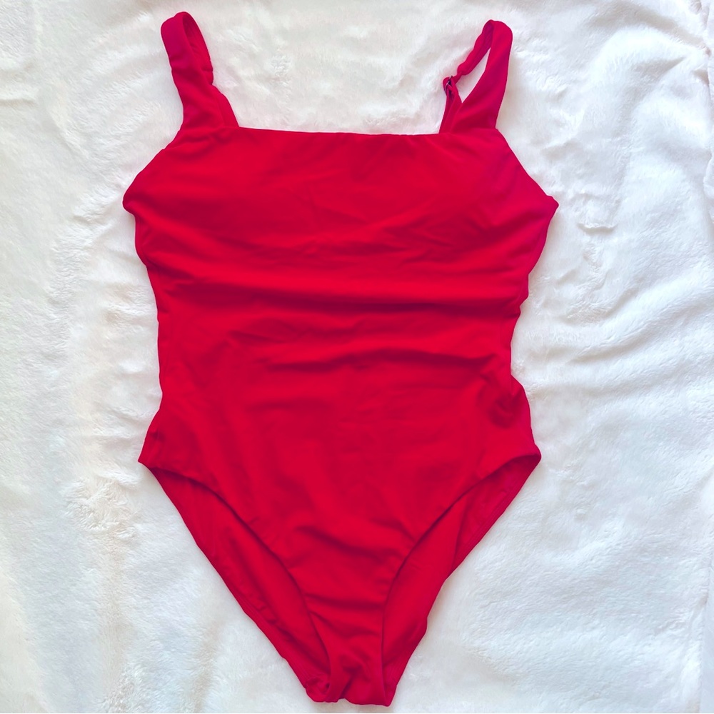 Andie Red One Piece Swimsuit- NWOT